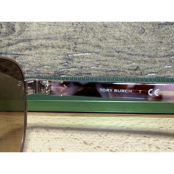 Tory Burch TY6070 32738Z 57 Rose Gold/Light Brown Gradient Mirror Sunglasses - Picture 10 of 14